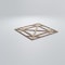 Ekena Millwork Medium Buxton Decorative Fretwork Wood Wall Panels, Hickory, 15 3/8"W x 15 3/8"H x 3/8"T WALW16X16X0375BUXHI - alternate 4